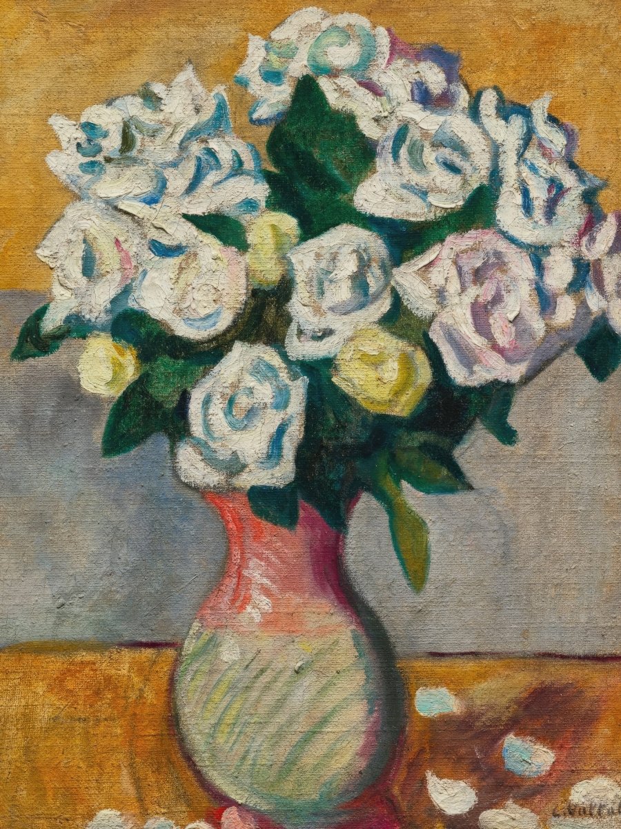 Bouquet of White Roses | Louis Valtat | Ave Legato Art Prints