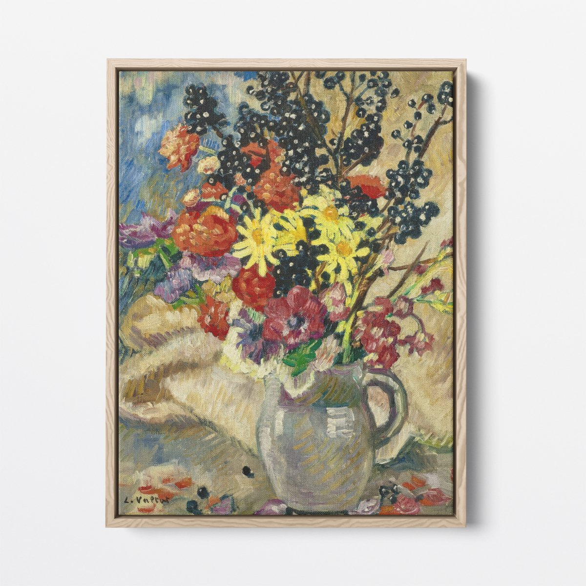 Bouquet with Blackcurrant Branches | Louis Valtat | Ave Legato Art Prints