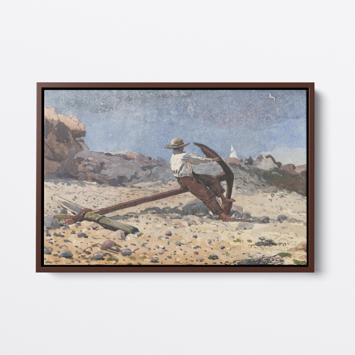 Boy with Anchor | Winslow Homer | Ave Legato Art Prints