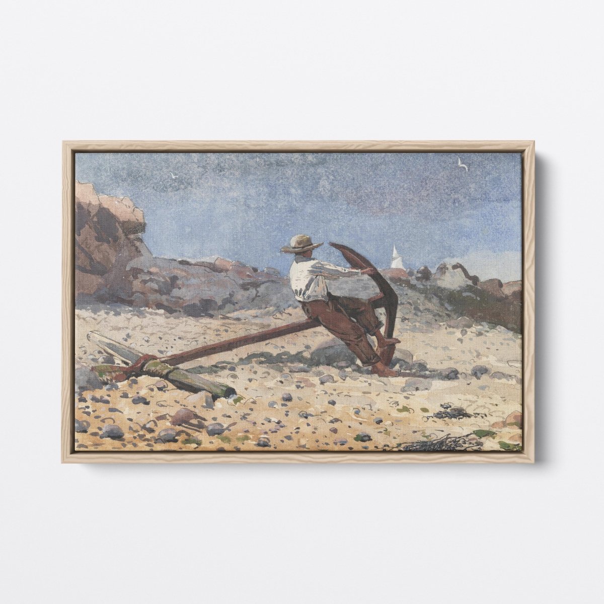 Boy with Anchor | Winslow Homer | Ave Legato Art Prints