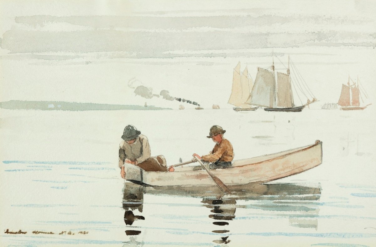 Boys Fishing | Winslow Homer | Ave Legato Art Prints