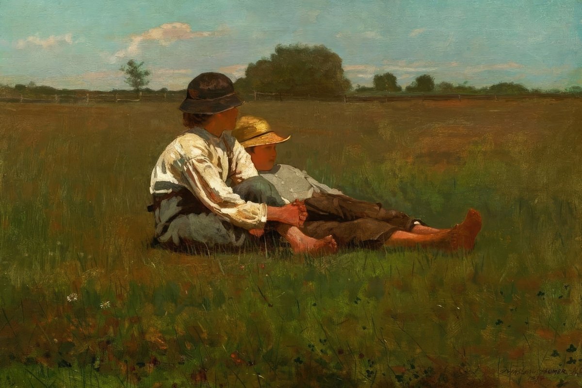 Boys In A Pasture | Winslow Homer | Ave Legato Art Prints