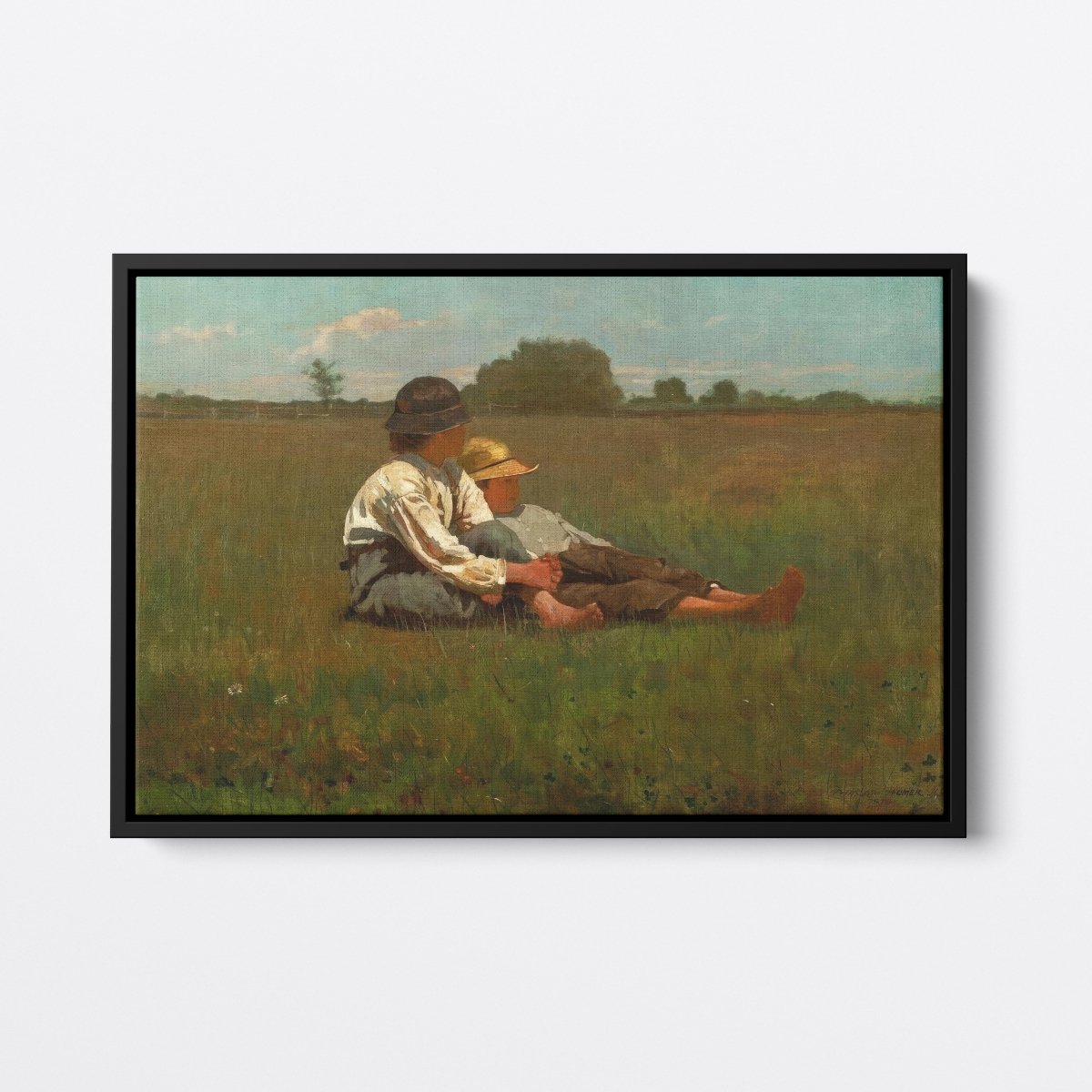 Boys In A Pasture | Winslow Homer | Ave Legato Art Prints