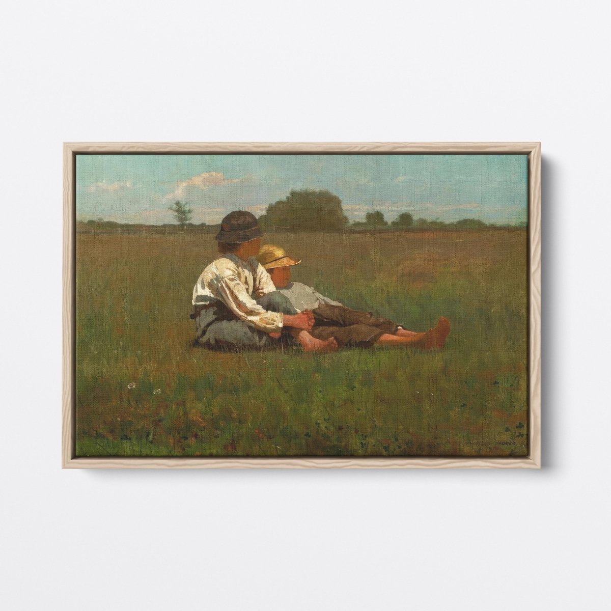 Boys In A Pasture | Winslow Homer | Ave Legato Art Prints