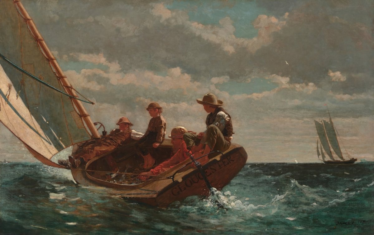 Breezing Up A Fair Wind | Winslow Homer | Ave Legato Art Prints