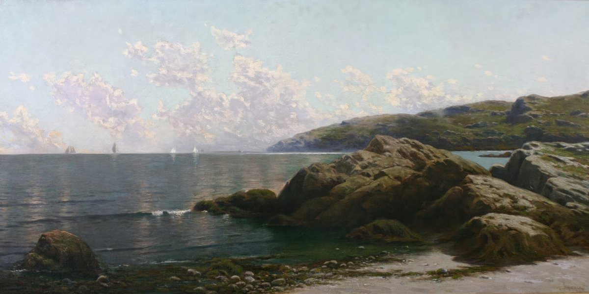 Bricher's Coastal Landscape | Alfred Bricher | Ave Legato Art Prints