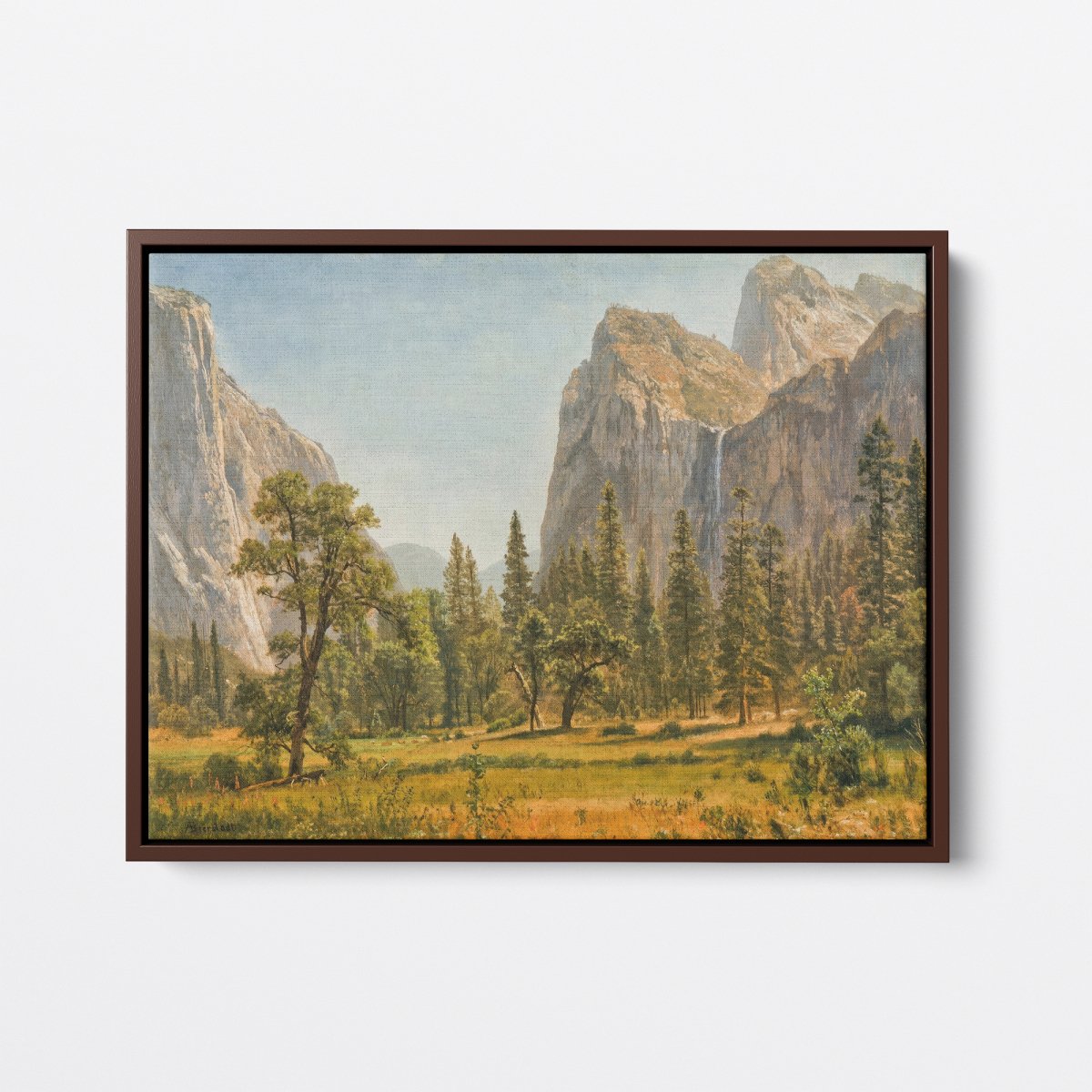 Bridal Veil Falls, Yosemite Valley, California | Albert Bierstadt | Ave Legato Art Prints