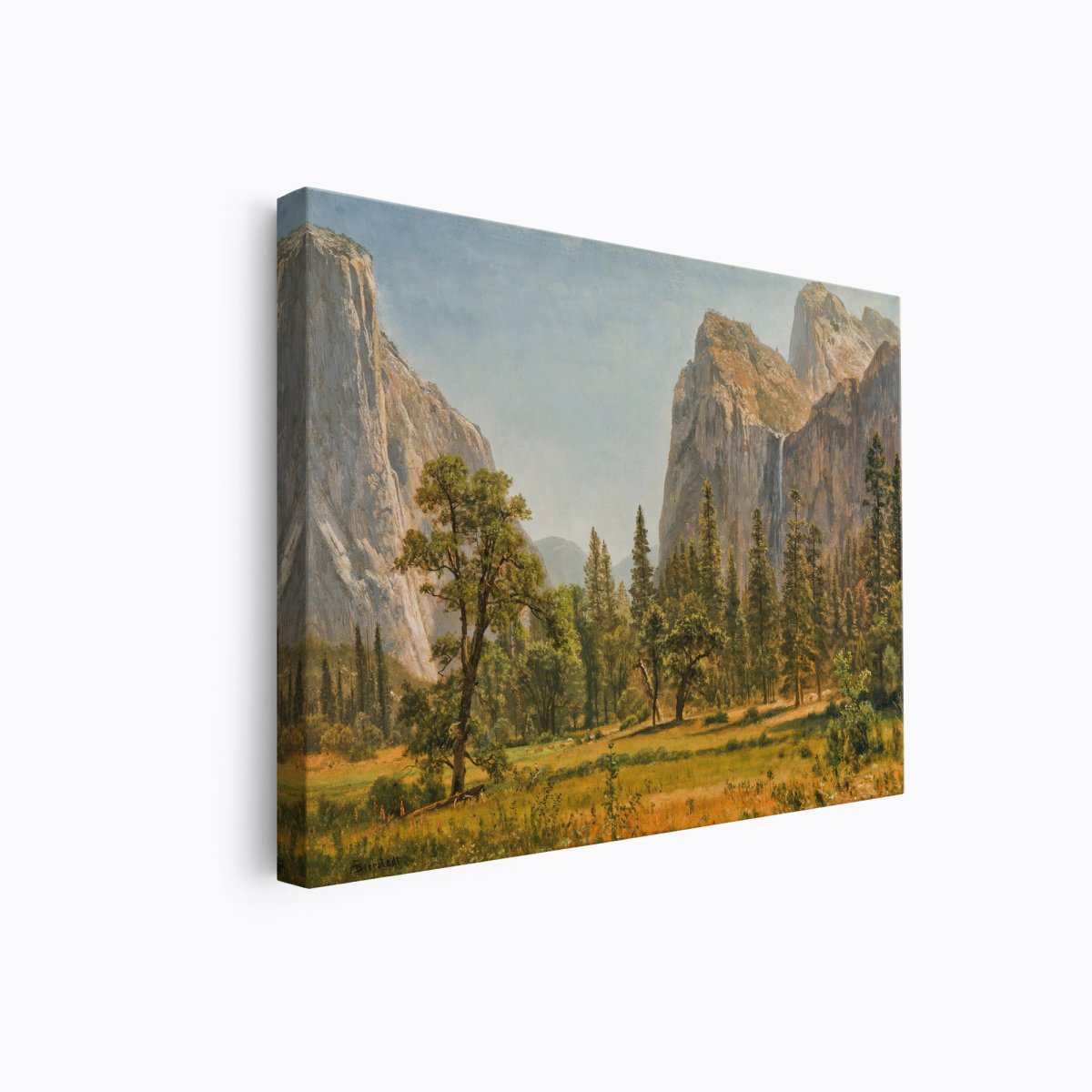 Bridal Veil Falls, Yosemite Valley, California | Albert Bierstadt | Ave Legato Art Prints