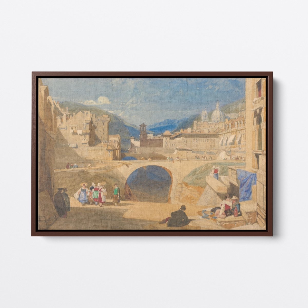 Bridge in a Continental Town | John Cotman | Ave Legato Art Prints