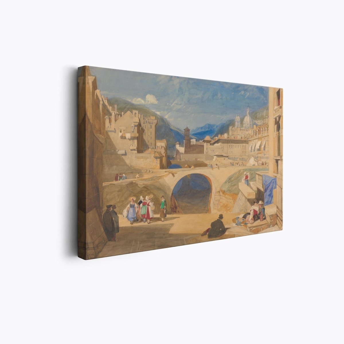 Bridge in a Continental Town | John Cotman | Ave Legato Art Prints