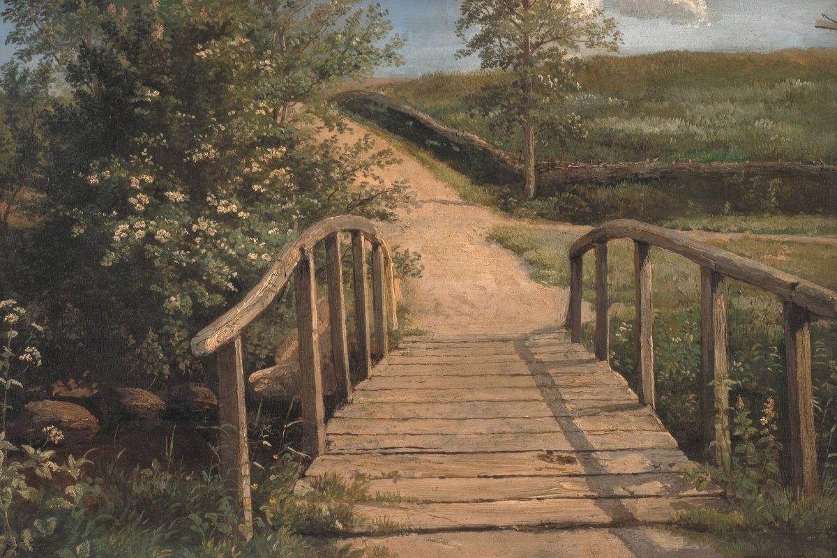 Bridge over the Churchyard Stream | Dankvart Dreyer | Ave Legato Art Prints