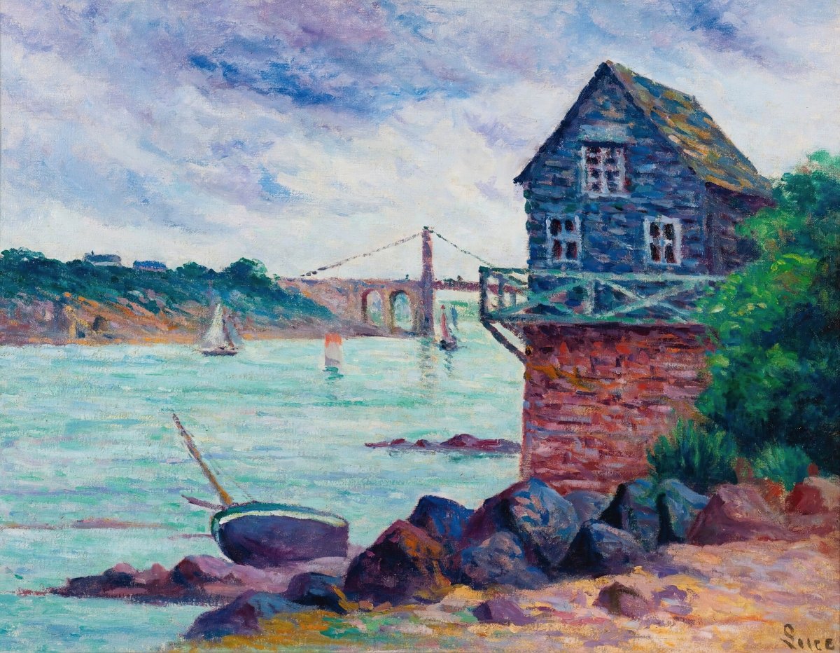 Bridge Watchtower | Maximilien Luce | Ave Legato Art Prints