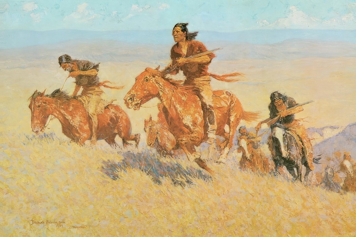 Buffalo Runners | Frederic Remington | Ave Legato Art Prints