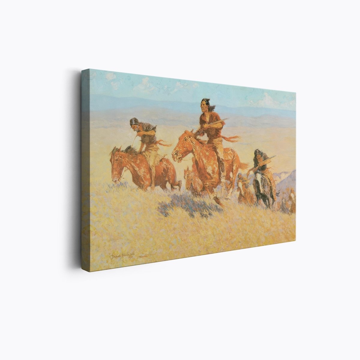 Buffalo Runners | Frederic Remington | Ave Legato Art Prints