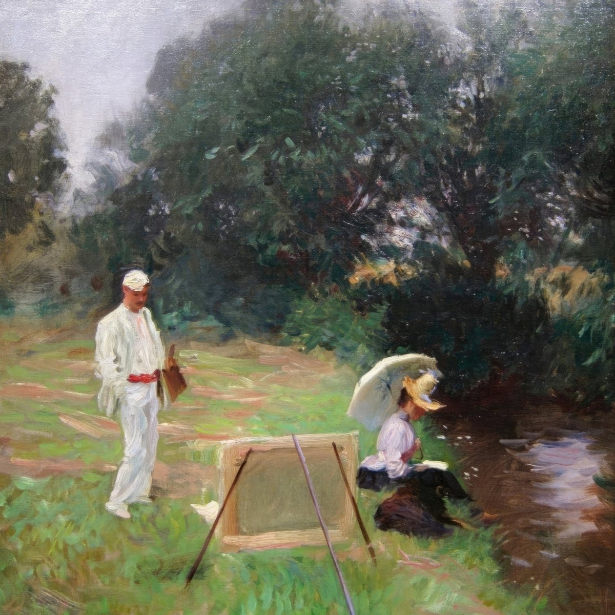 Bunker Painting at Calcot | John Singer Sargent | Ave Legato Art Prints