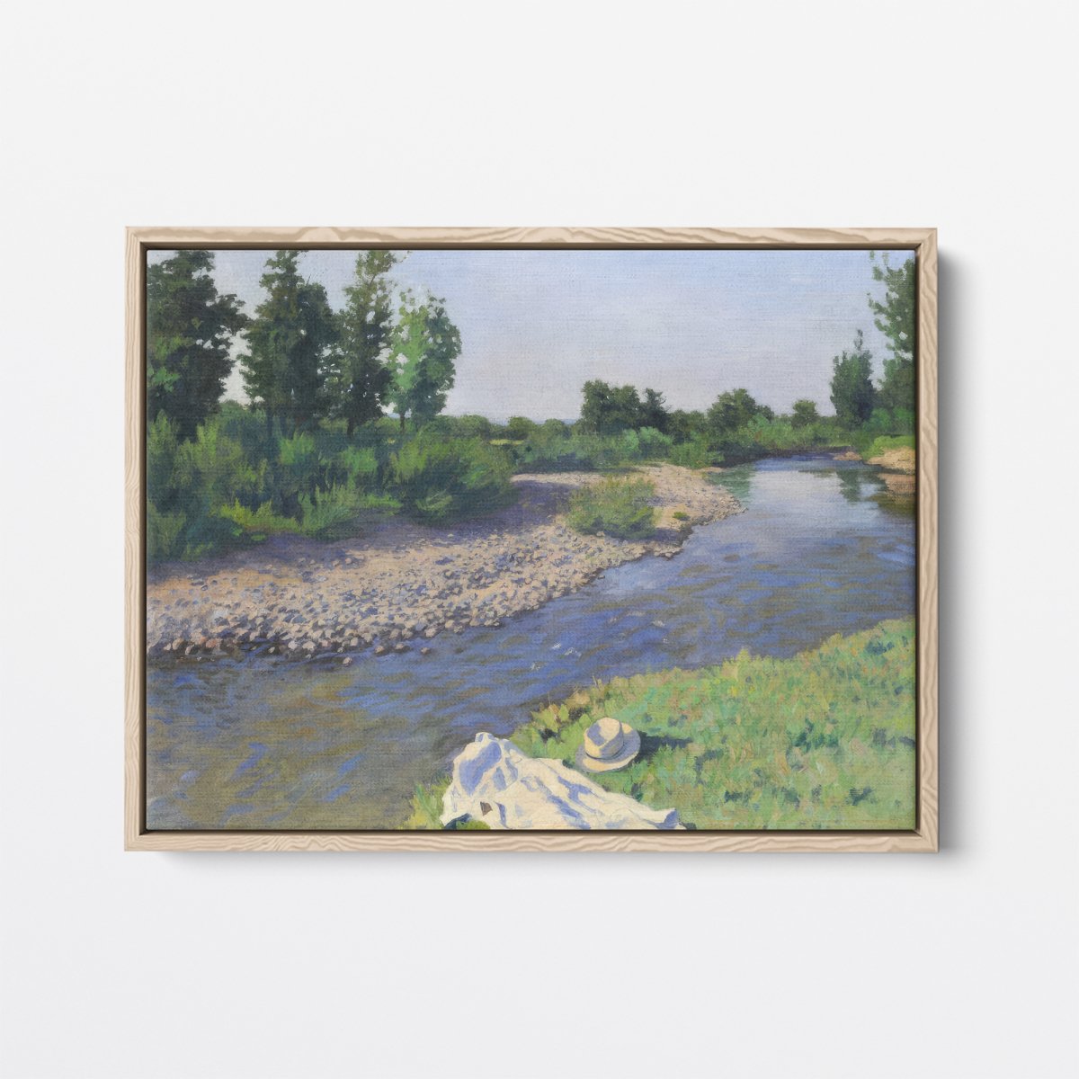 By the Stream | Karoly Ferenczy | Ave Legato | Canvas Art Prints | Vintage Artwork