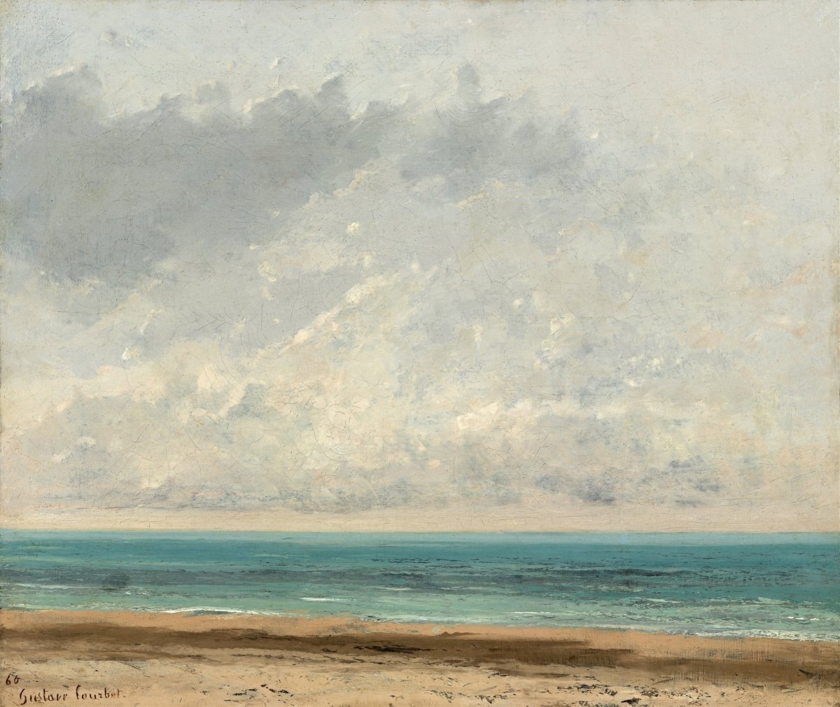 Calm Sea | Gustave Courbet | Ave Legato Art Prints