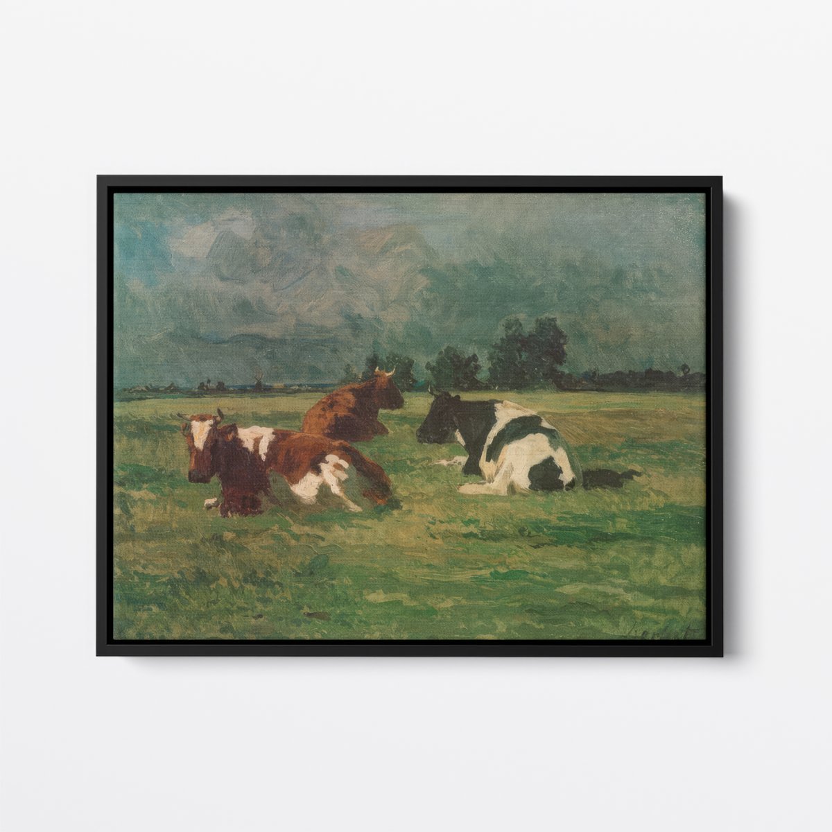Calves Resting | Thomas Herbst | Ave Legato | Canvas Art Prints | Vintage Artwork