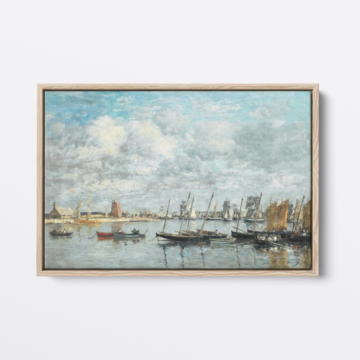 Camaret, The Harbor | Eugène Boudin | Ave Legato Art Prints