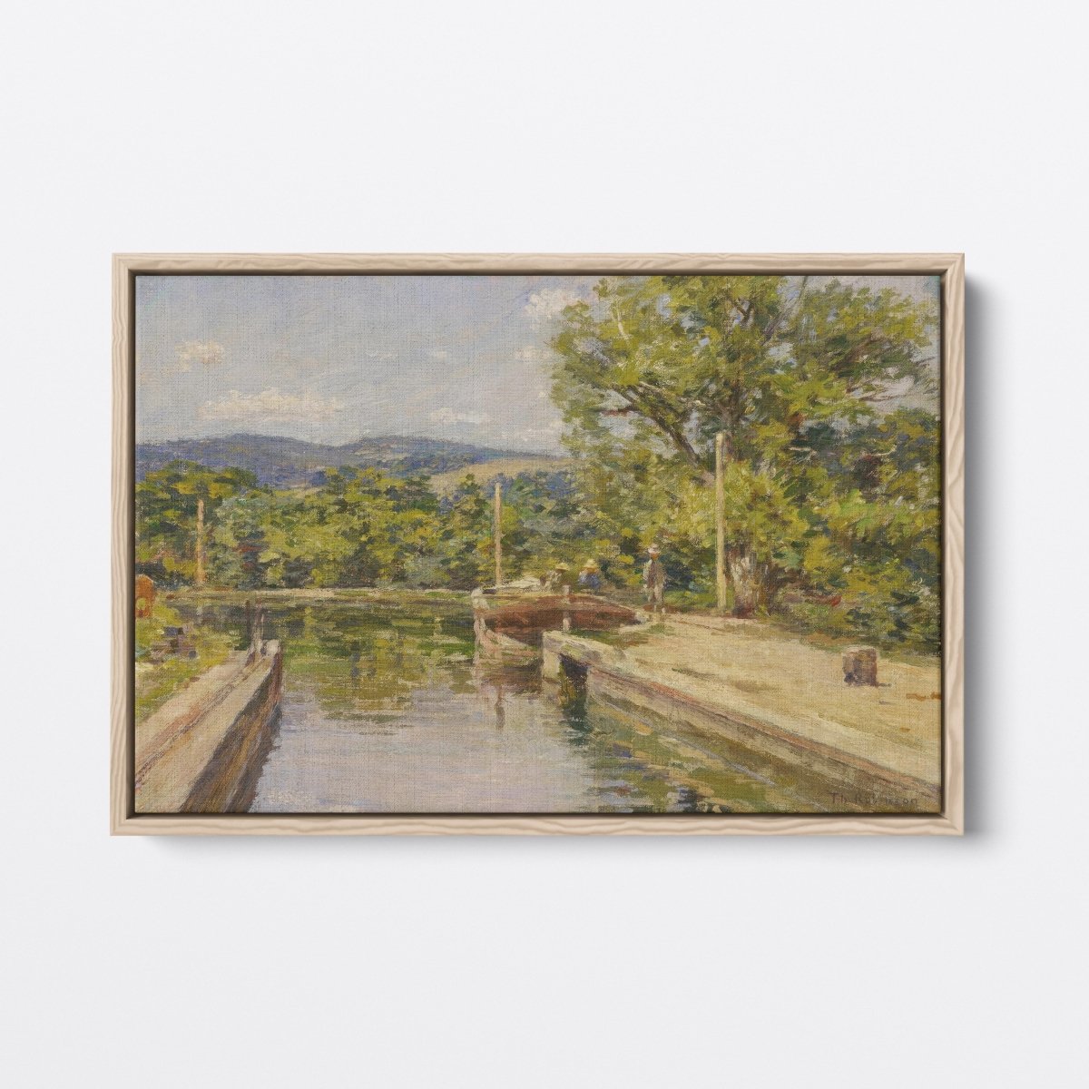 Canal Scene | Theodore Robinson | Ave Legato Art Prints