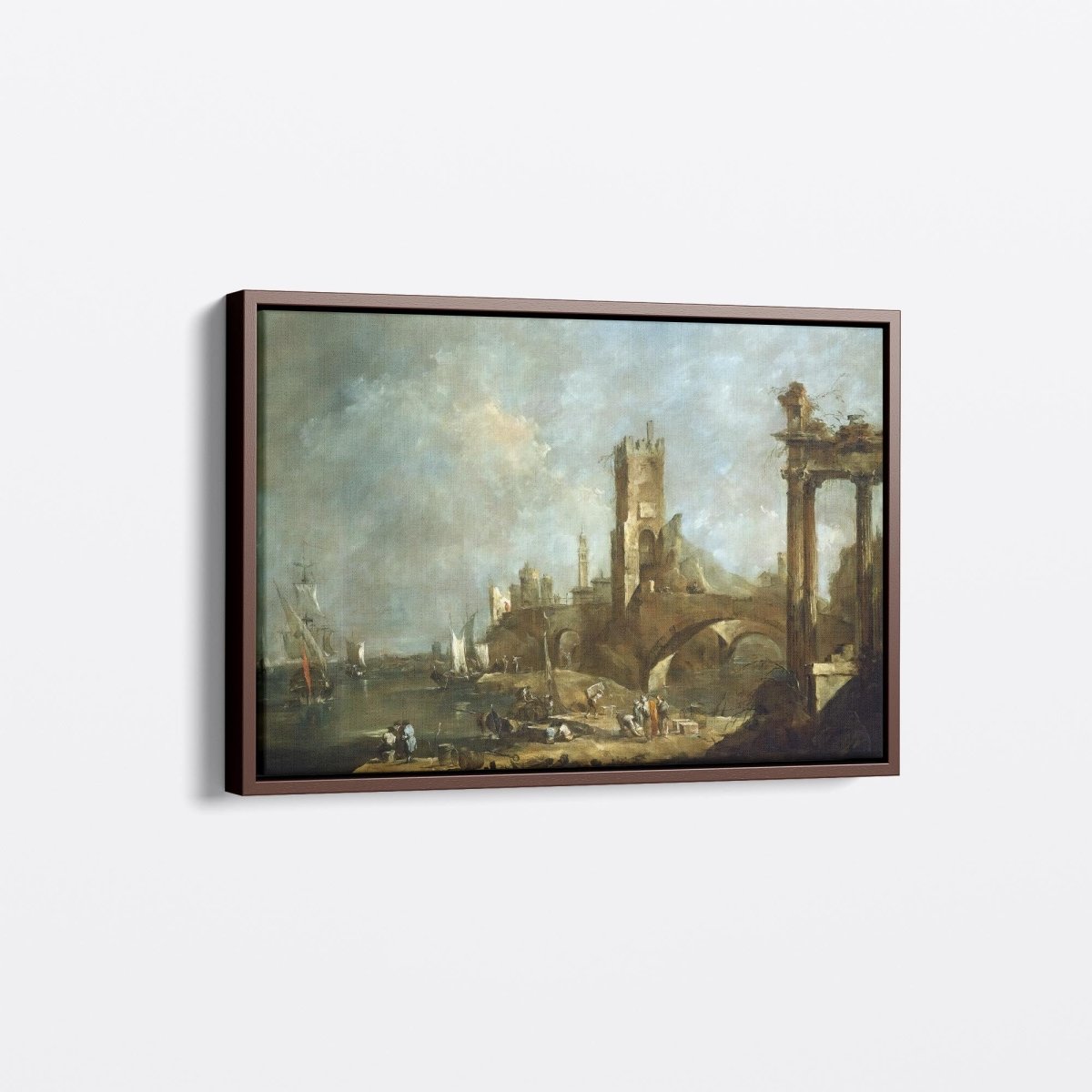 Capriccio of a Harbor | Francesco Guardi | Ave Legato Art Prints