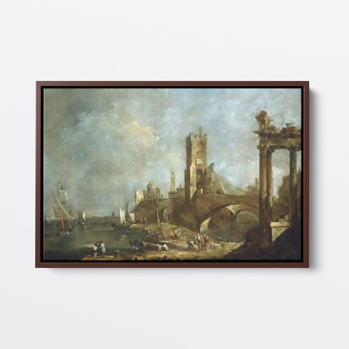 Capriccio of a Harbor | Francesco Guardi | Ave Legato Art Prints