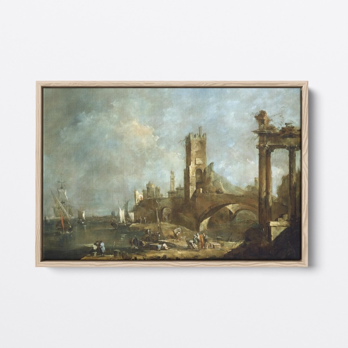 Capriccio of a Harbor | Francesco Guardi | Ave Legato Art Prints