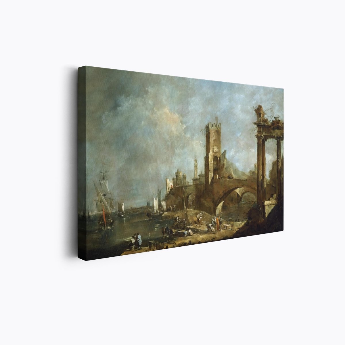 Capriccio of a Harbor | Francesco Guardi | Ave Legato Art Prints