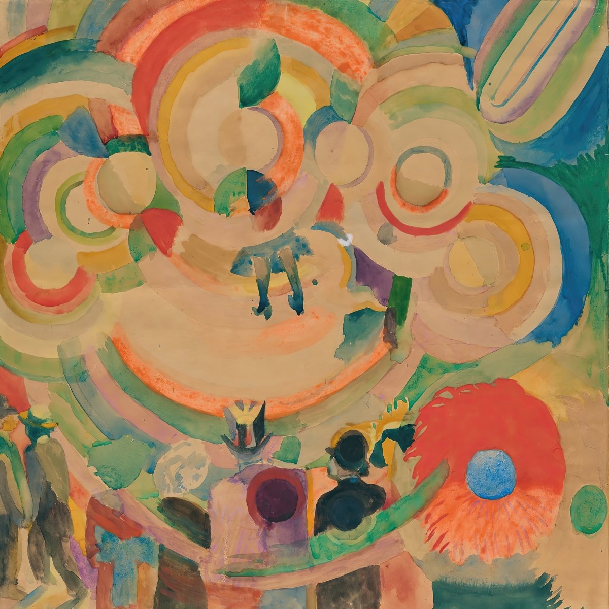 Carousel of Pigs | Robert Delaunay | Ave Legato Art Prints