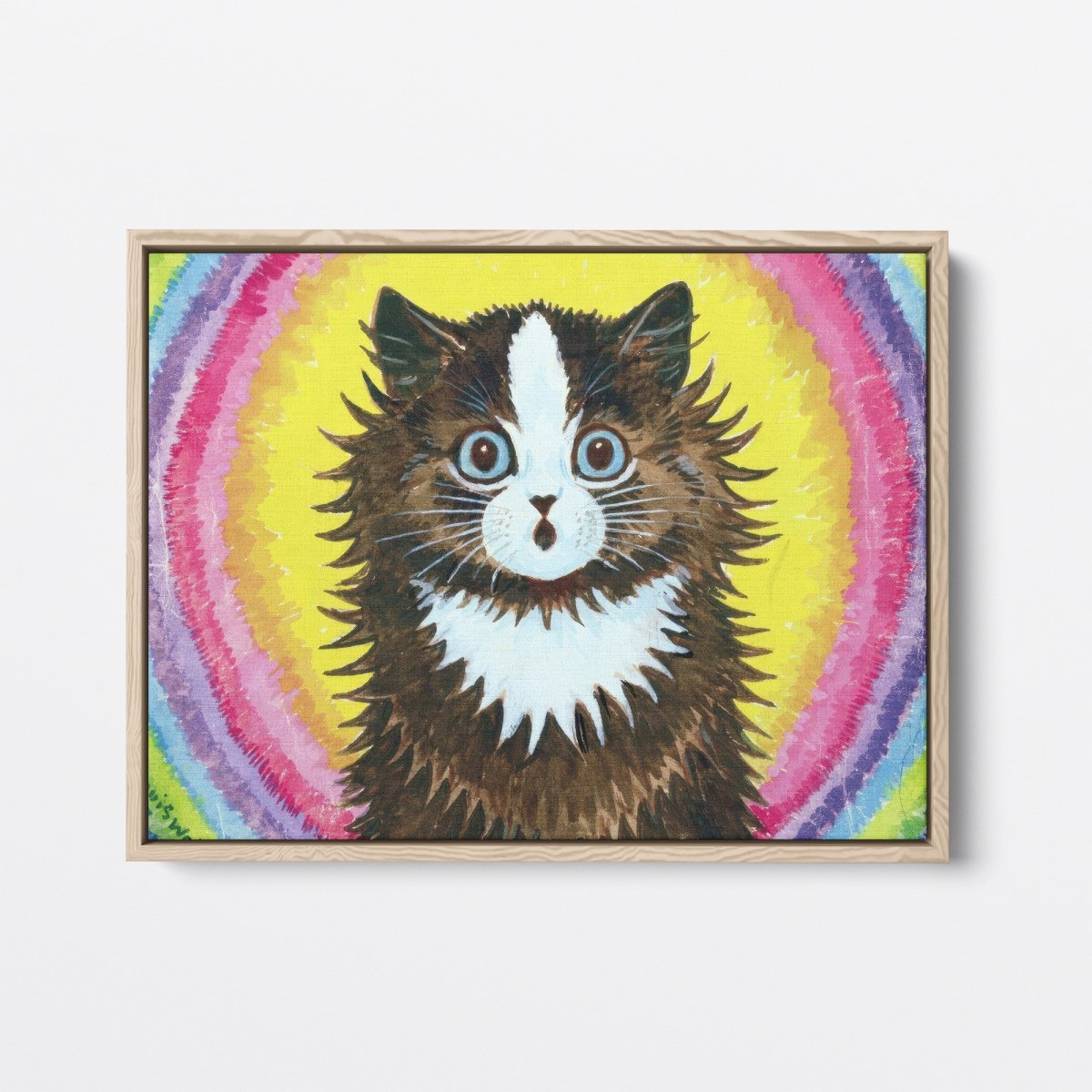 Cat in a Rainbow | Louis Wain | Ave Legato Art Prints