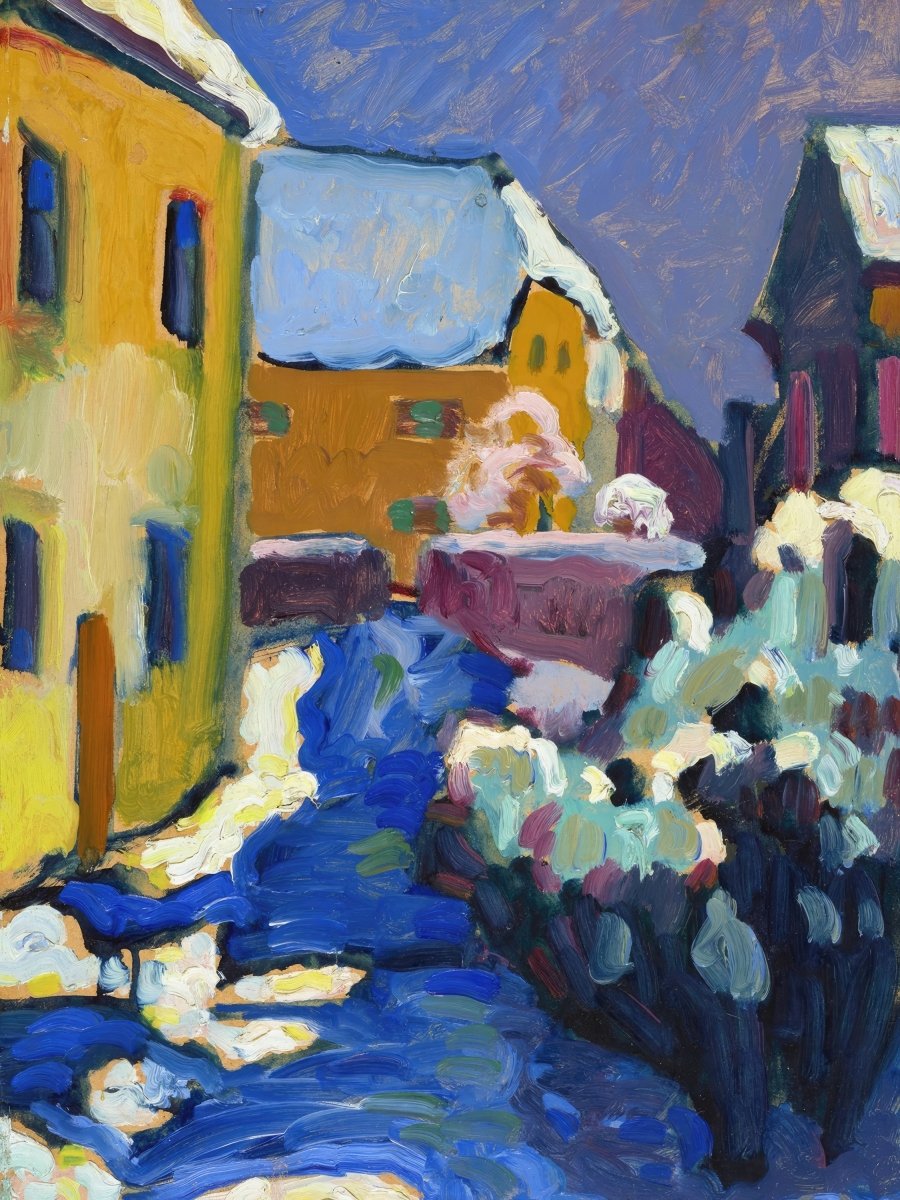 Cemetery and Vicarage | Wassily Kandinsky | Ave Legato Art Prints