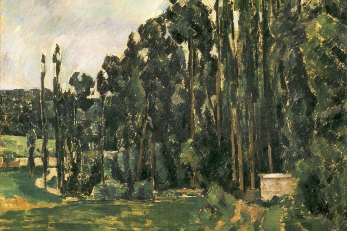 Cézanne's Poplars | Paul Cézanne | Ave Legato Art Prints