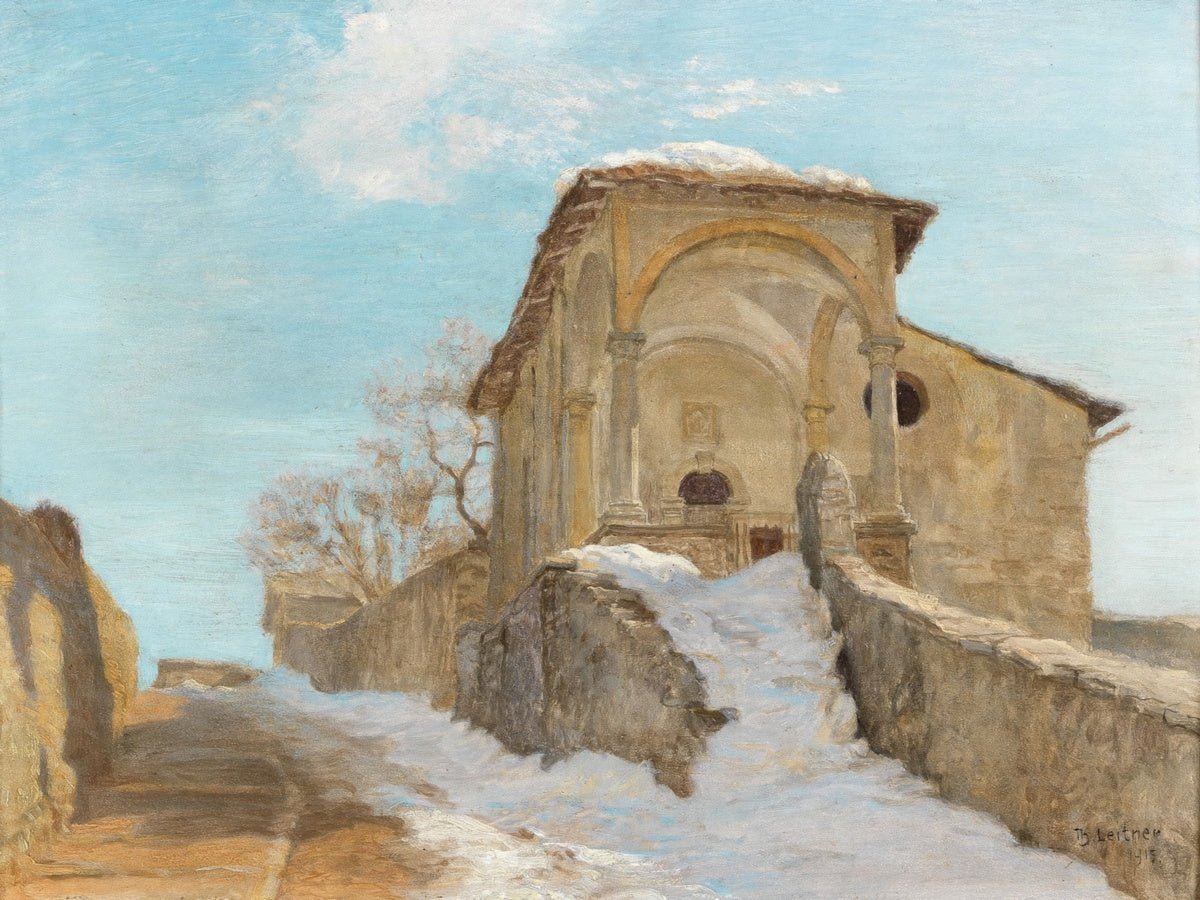 Chapel in Winter | Thomas Leitner | Ave Legato Art Prints