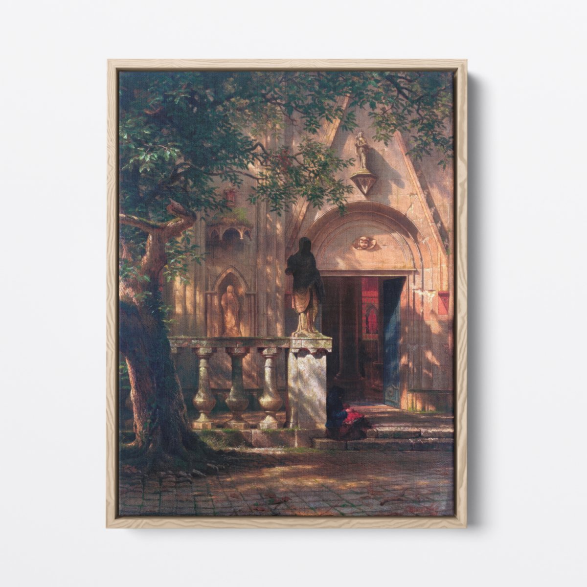 Chapel, Sunlight and Shadow | Albert Bierstadt | Ave Legato Art Prints