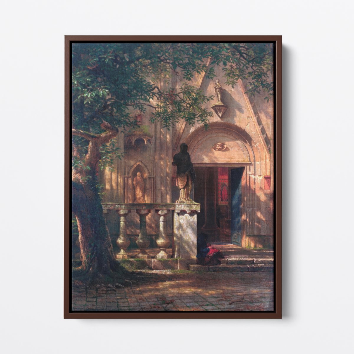 Chapel, Sunlight and Shadow | Albert Bierstadt | Ave Legato Art Prints