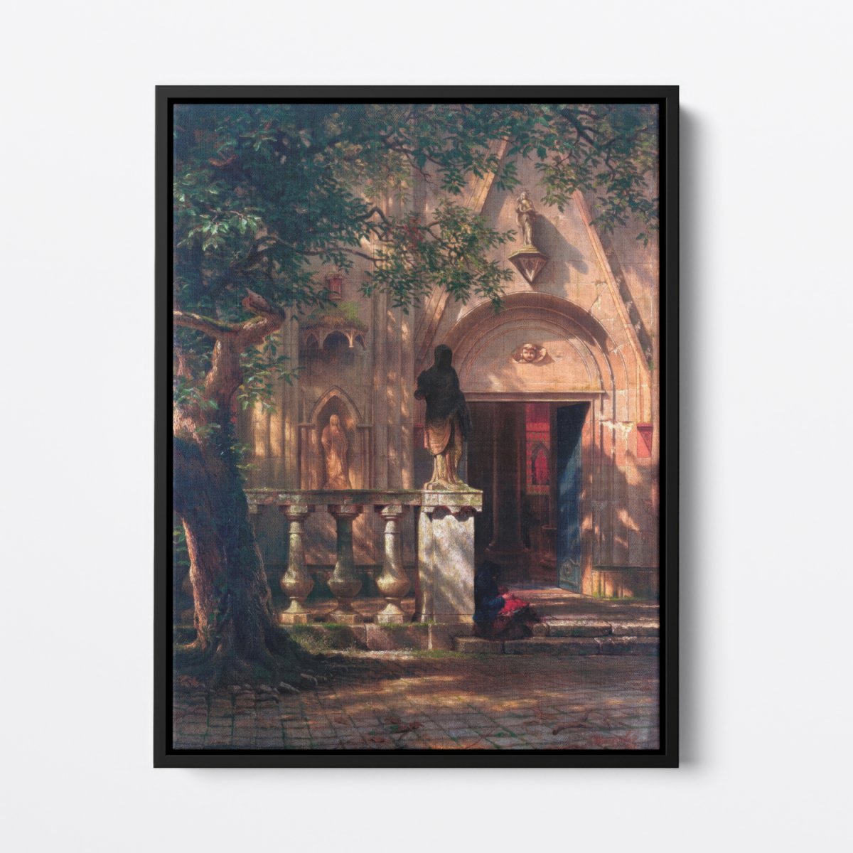 Chapel, Sunlight and Shadow | Albert Bierstadt | Ave Legato Art Prints