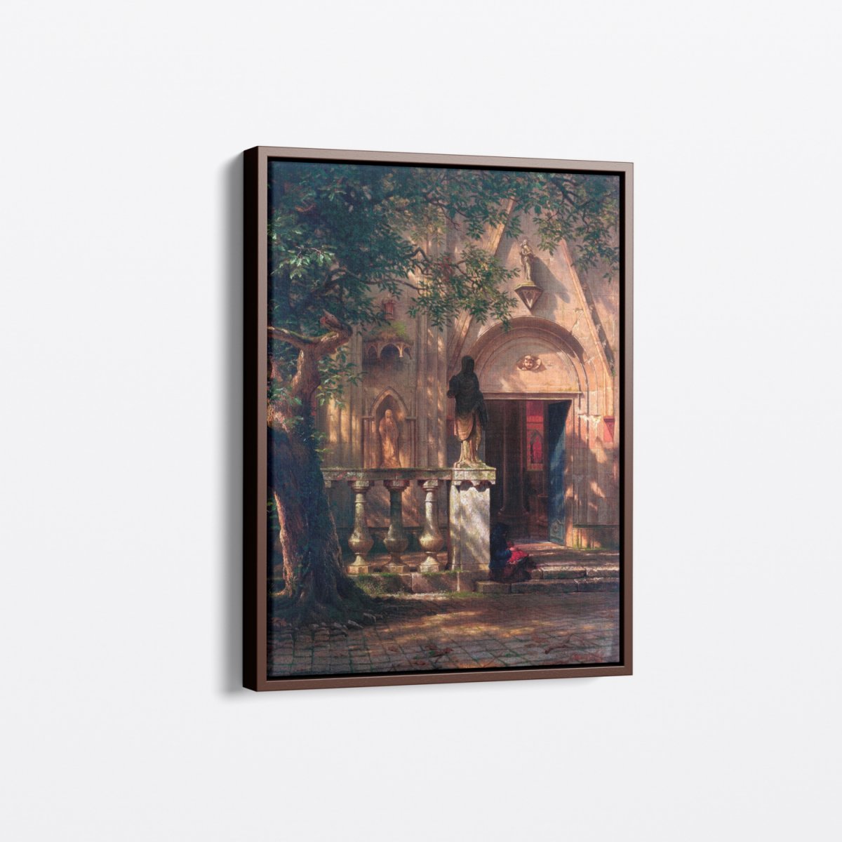 Chapel, Sunlight and Shadow | Albert Bierstadt | Ave Legato Art Prints