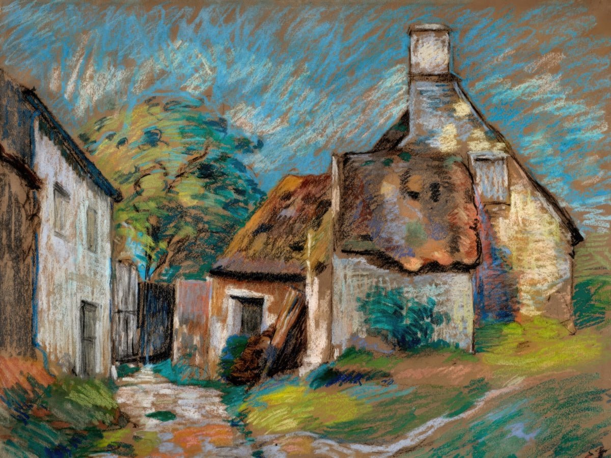 Chaumières | Armand Guillaumin | Ave Legato Art Prints