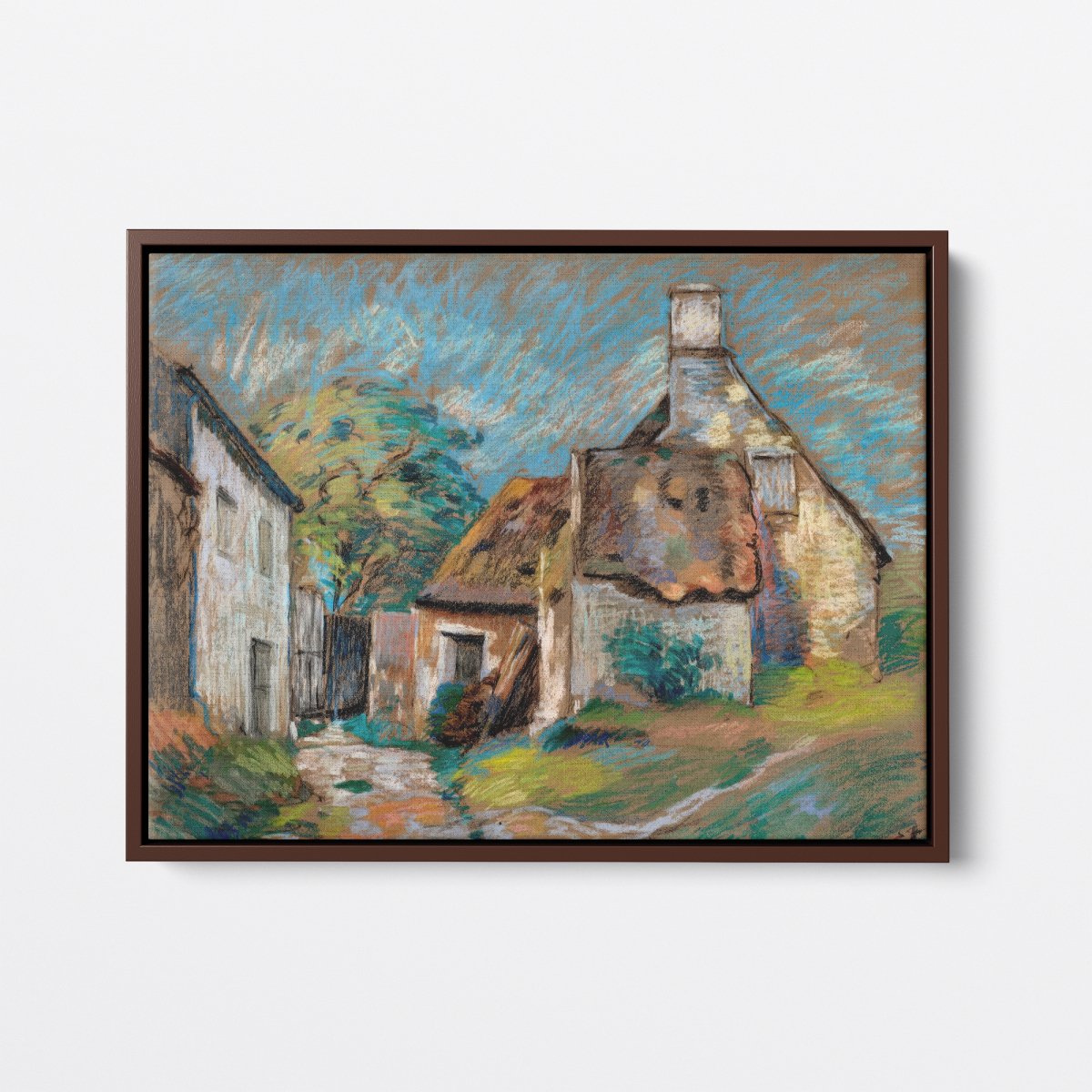 Chaumières | Armand Guillaumin | Ave Legato Art Prints