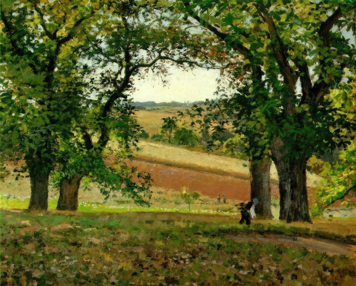 Chestnut Trees at Osny | Camille Pissarro | Ave Legato Art Prints