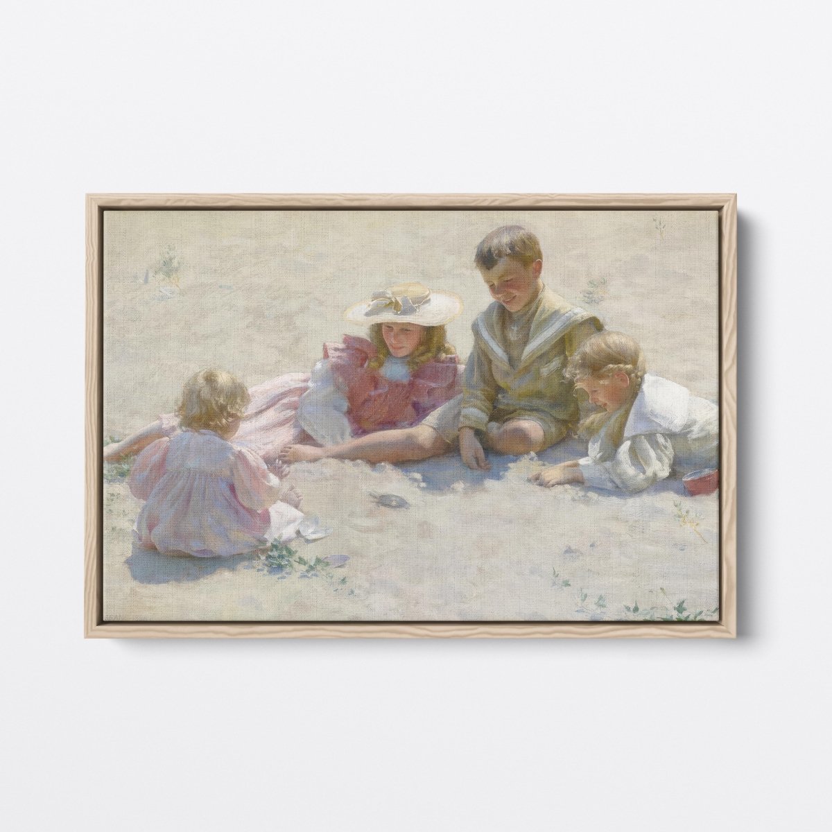 Children by the Seashore | Charles Curran | Ave Legato Art Prints