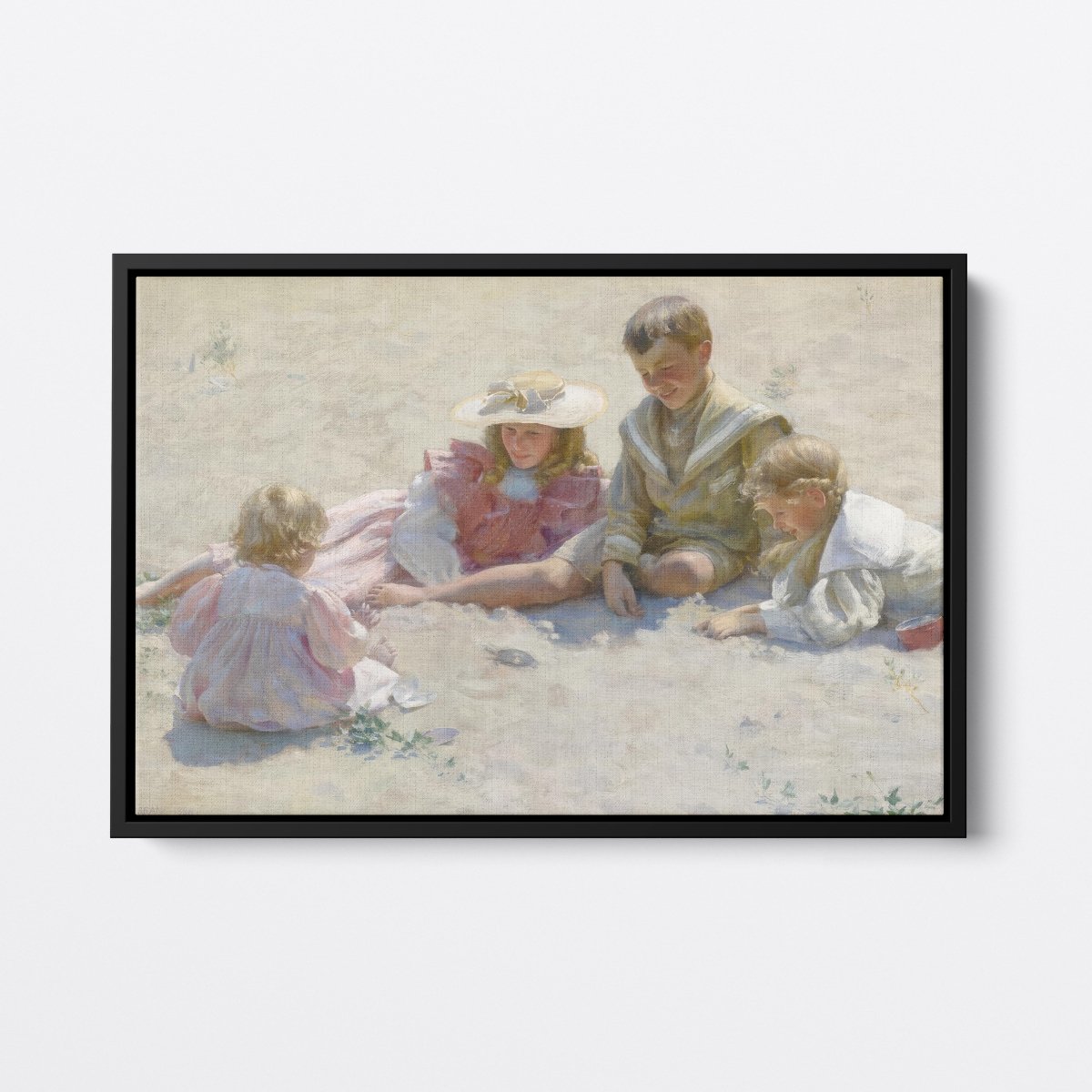 Children by the Seashore | Charles Curran | Ave Legato Art Prints