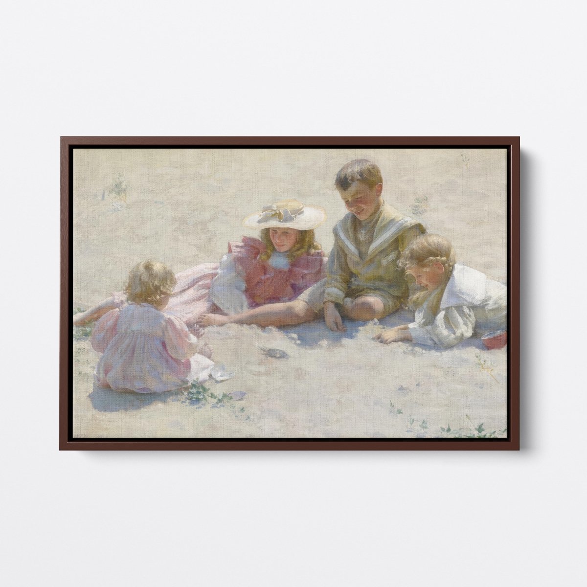 Children by the Seashore | Charles Curran | Ave Legato Art Prints