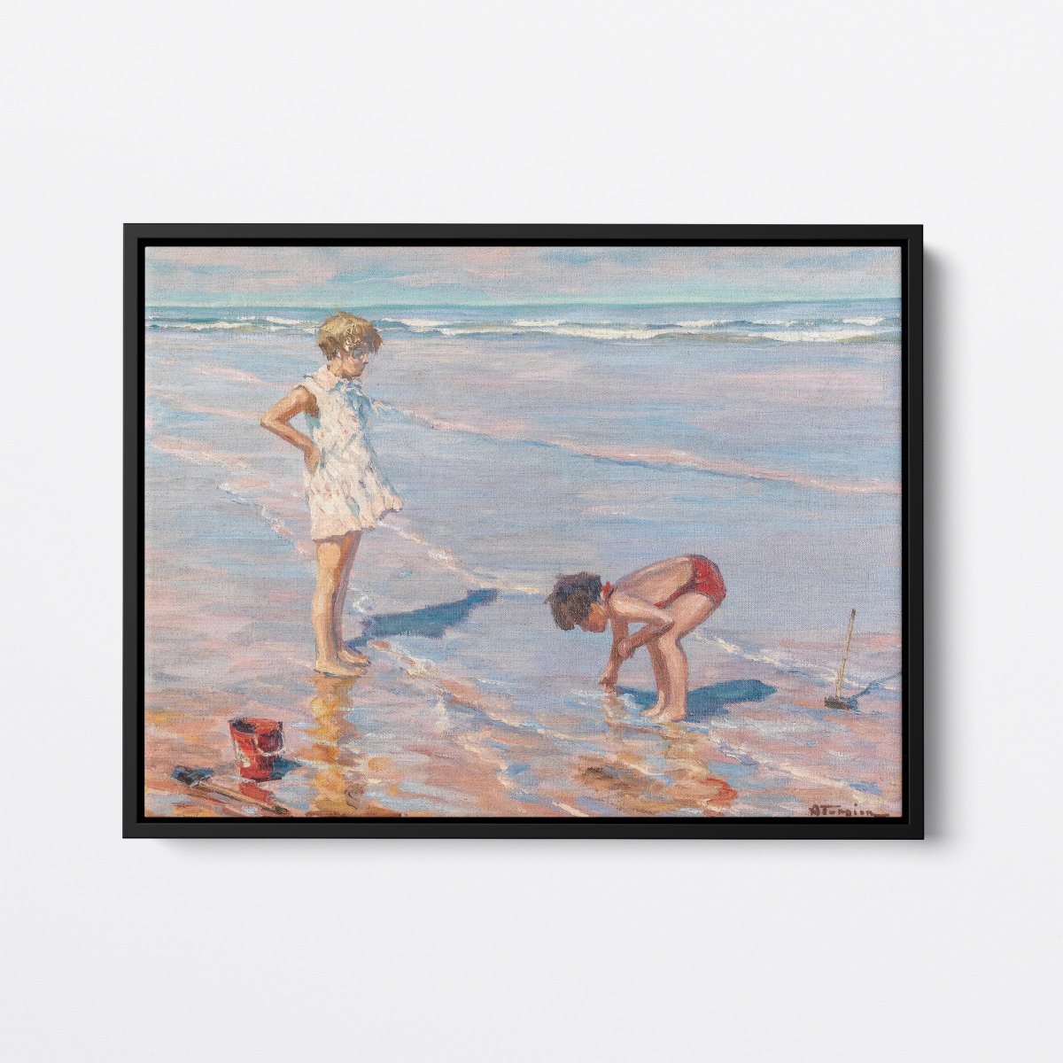 Children Playing on the Beach | Charles Atamian | Ave Legato Art Prints