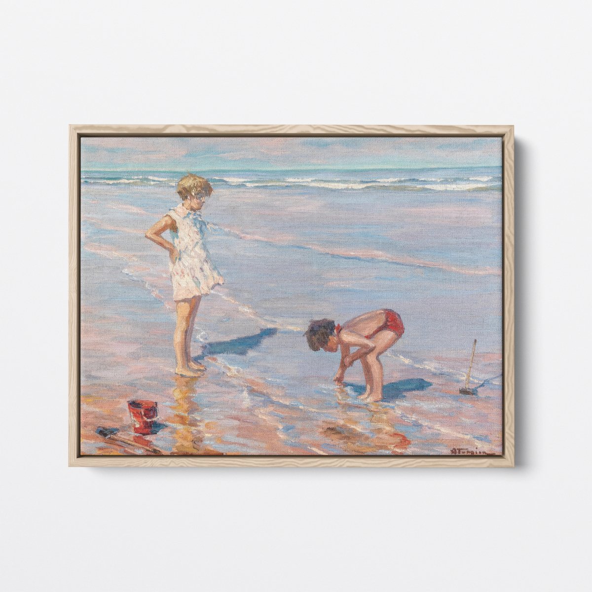 Children Playing on the Beach | Charles Atamian | Ave Legato Art Prints