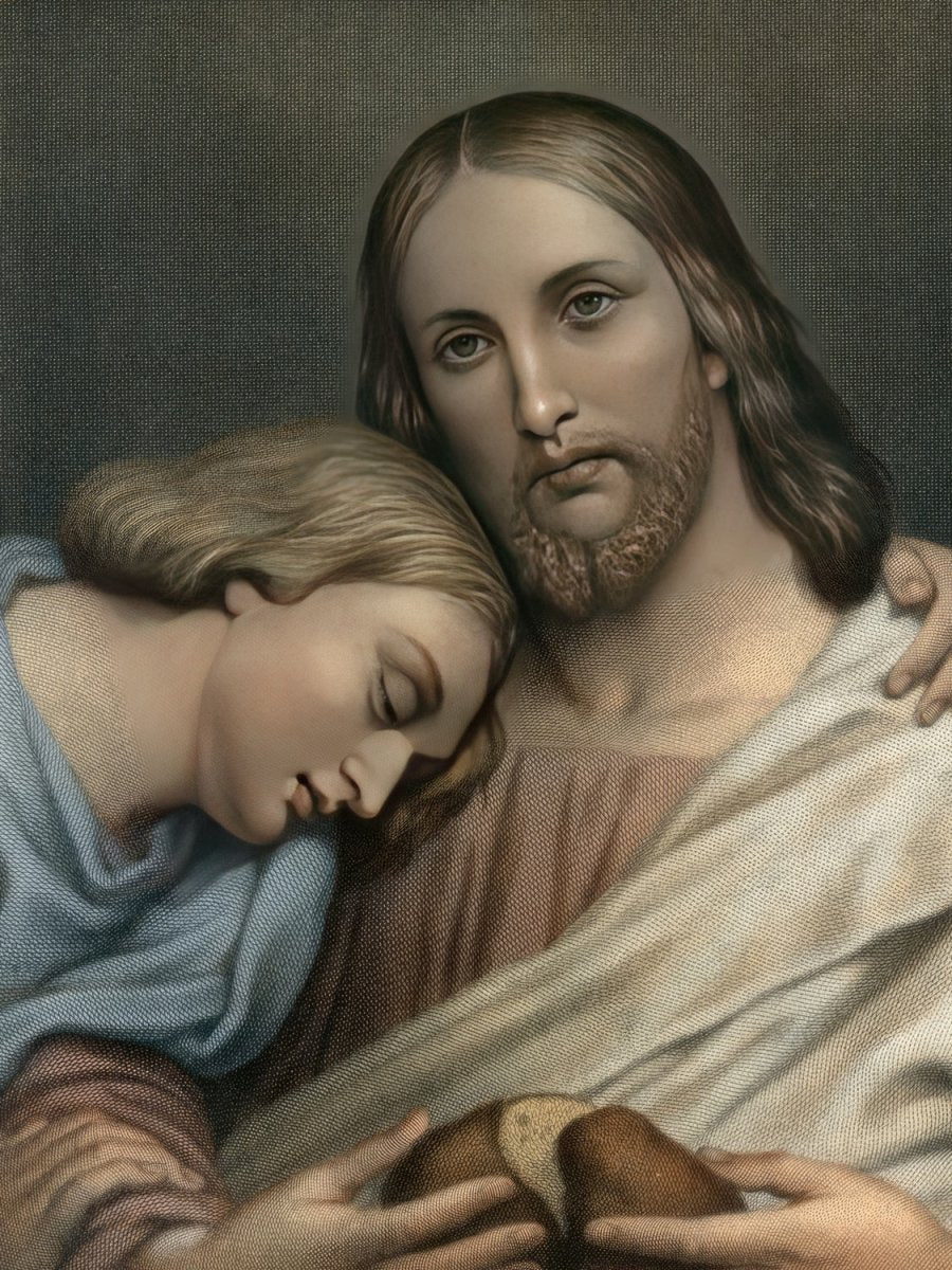 Christ and St. John | Ary Scheffer | Ave Legato Art Prints