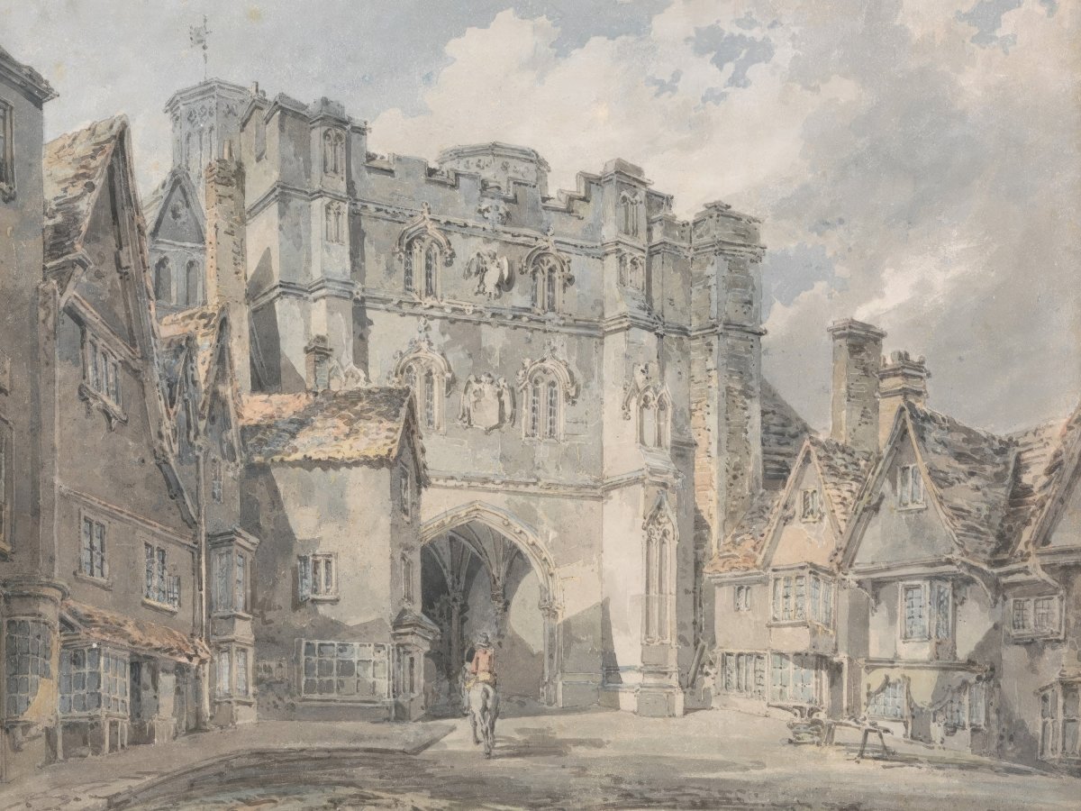 Christ Church Gate, Canterbury | J.M.W. Turner | Ave Legato Art Prints