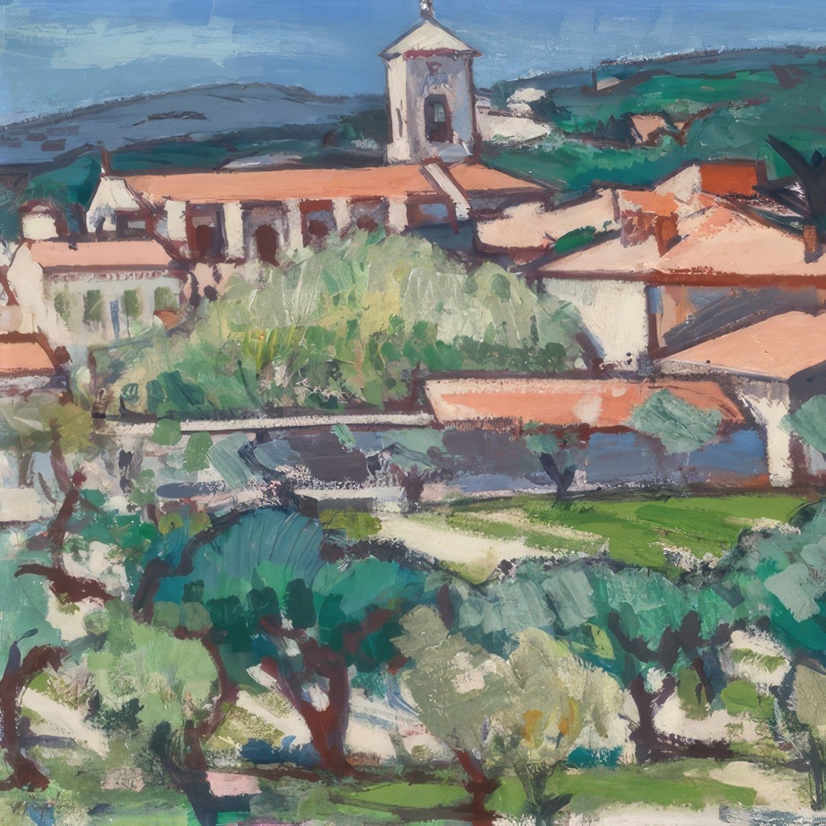 Church at Cassis | Samuel Peploe | Ave Legato Art Prints