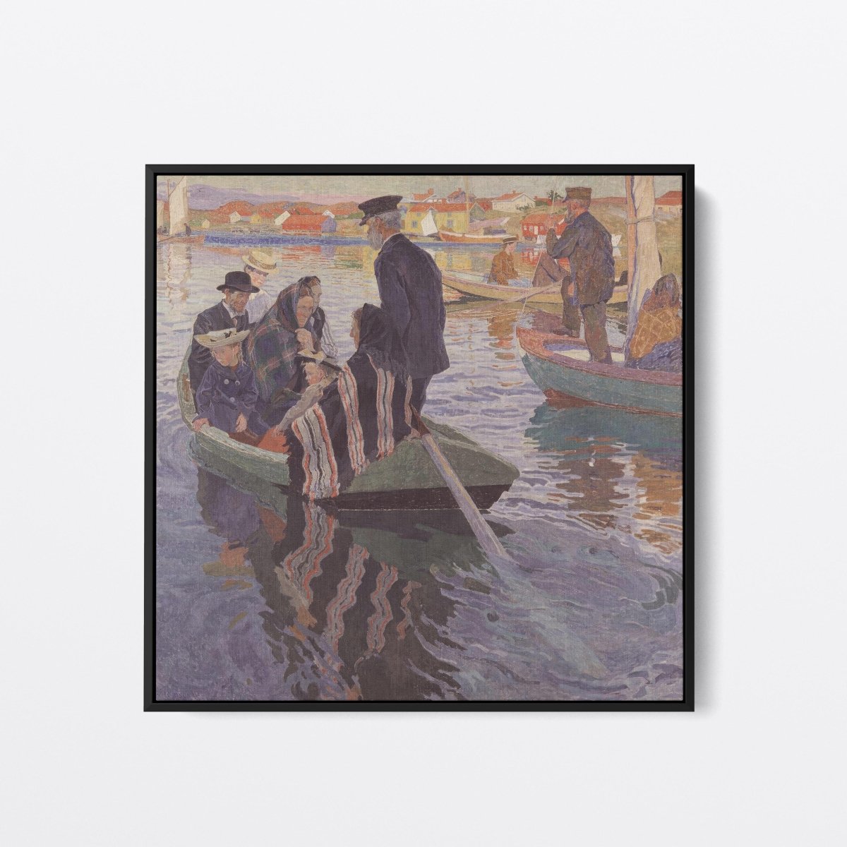 Church - Goers in a Boat | Carl Wilhelmson | Ave Legato Art Prints