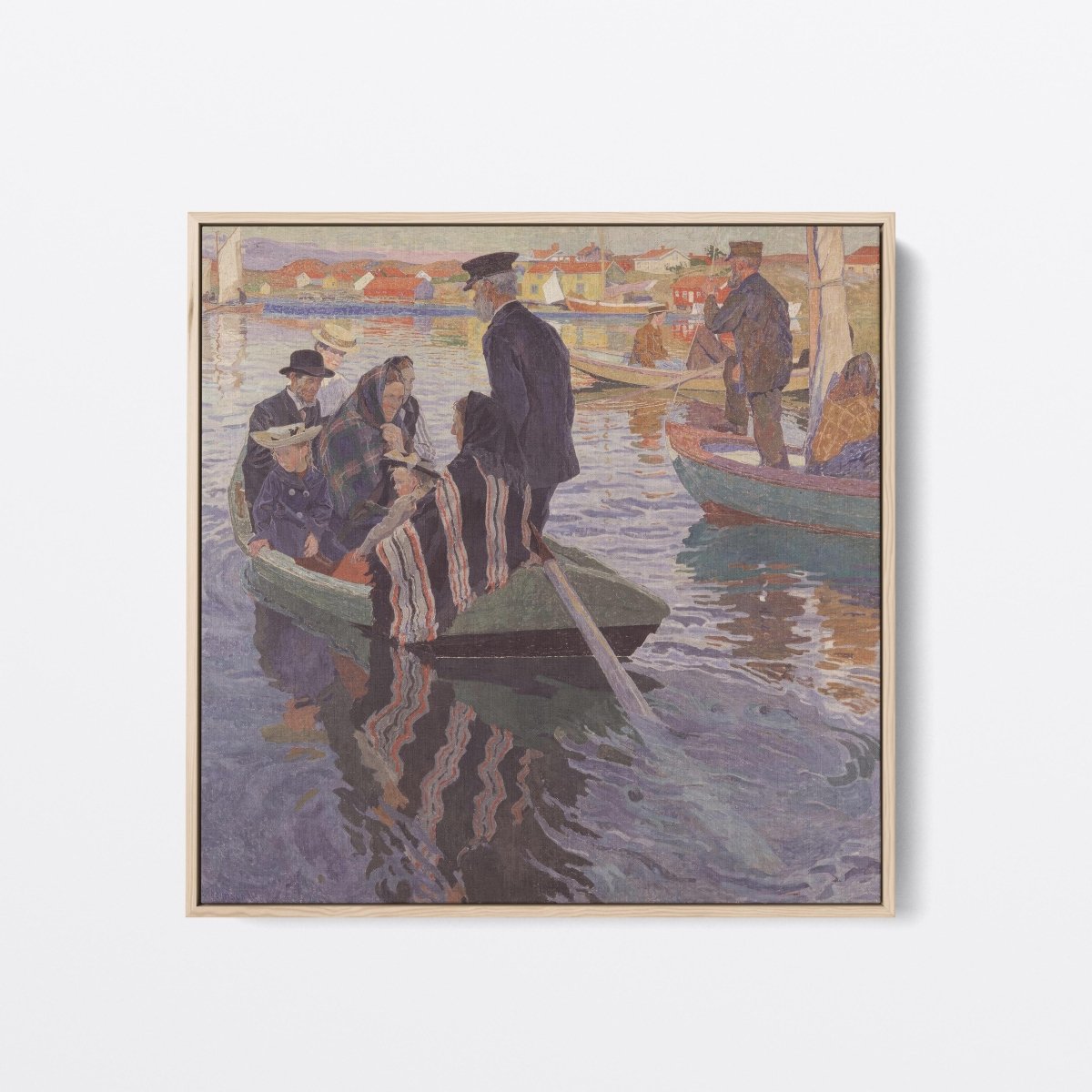 Church - Goers in a Boat | Carl Wilhelmson | Ave Legato Art Prints